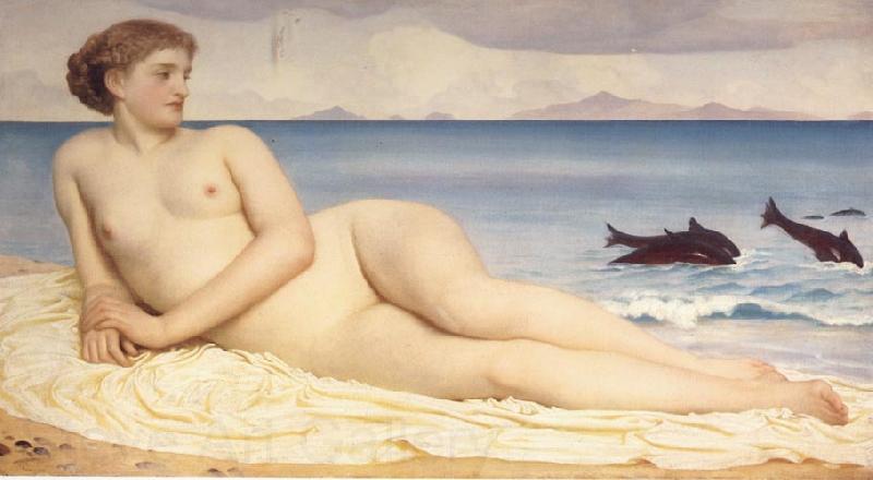 Lord Frederic Leighton Actaea Tje Mu,[j pf the Shore Spain oil painting art